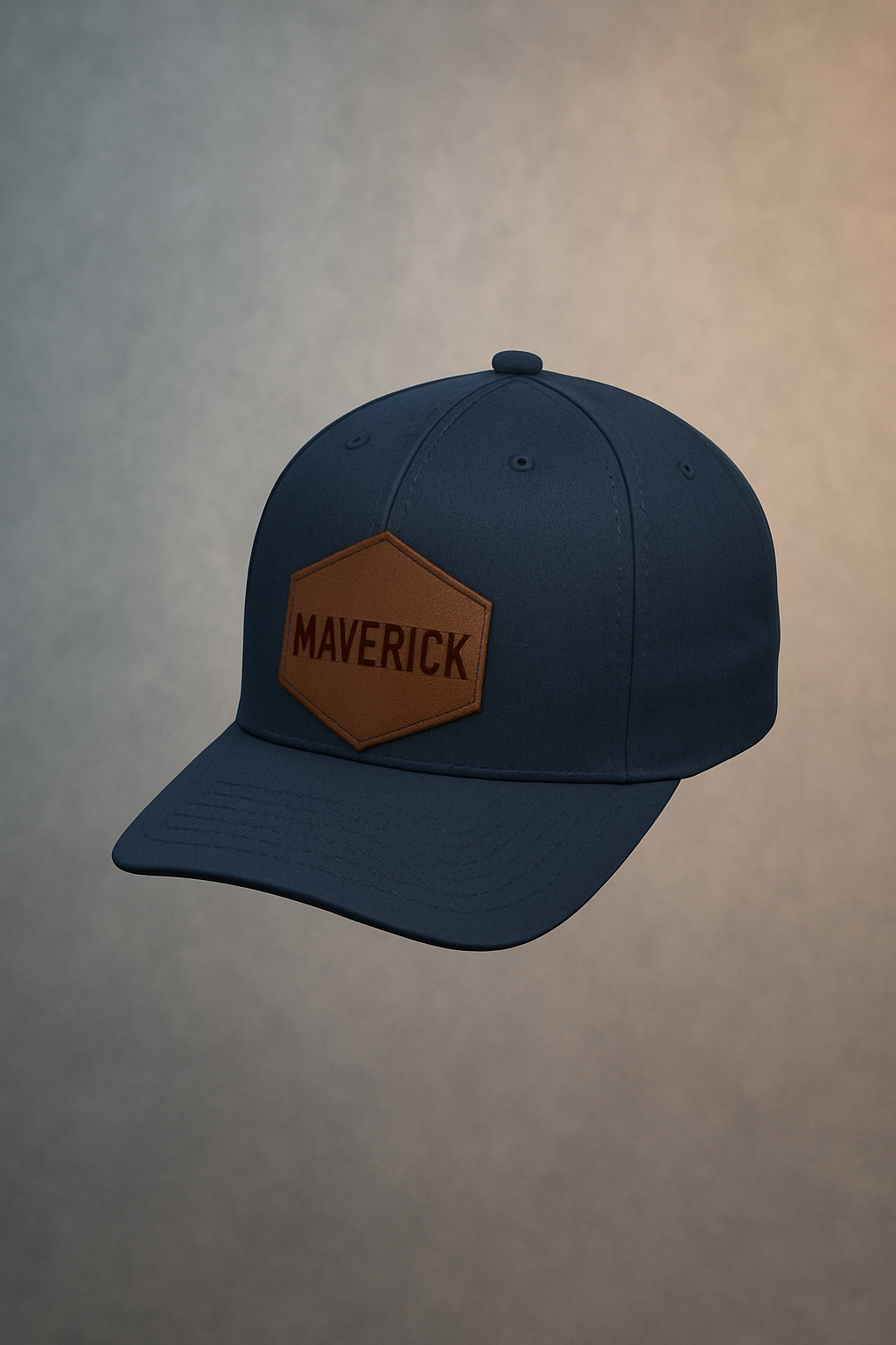 The Maverick – Leatherette Patch Hat