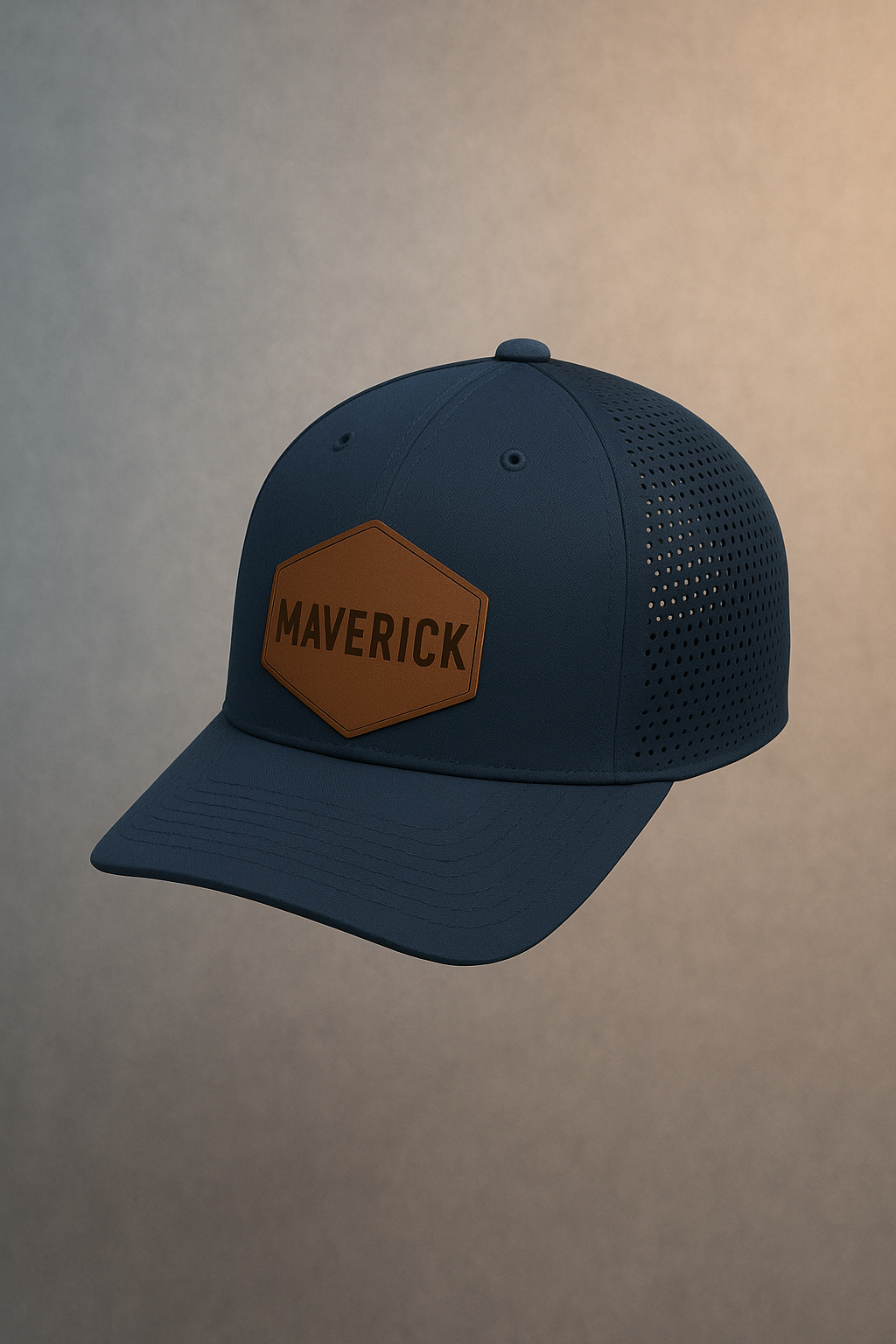The Maverick – Leatherette Patch Hat