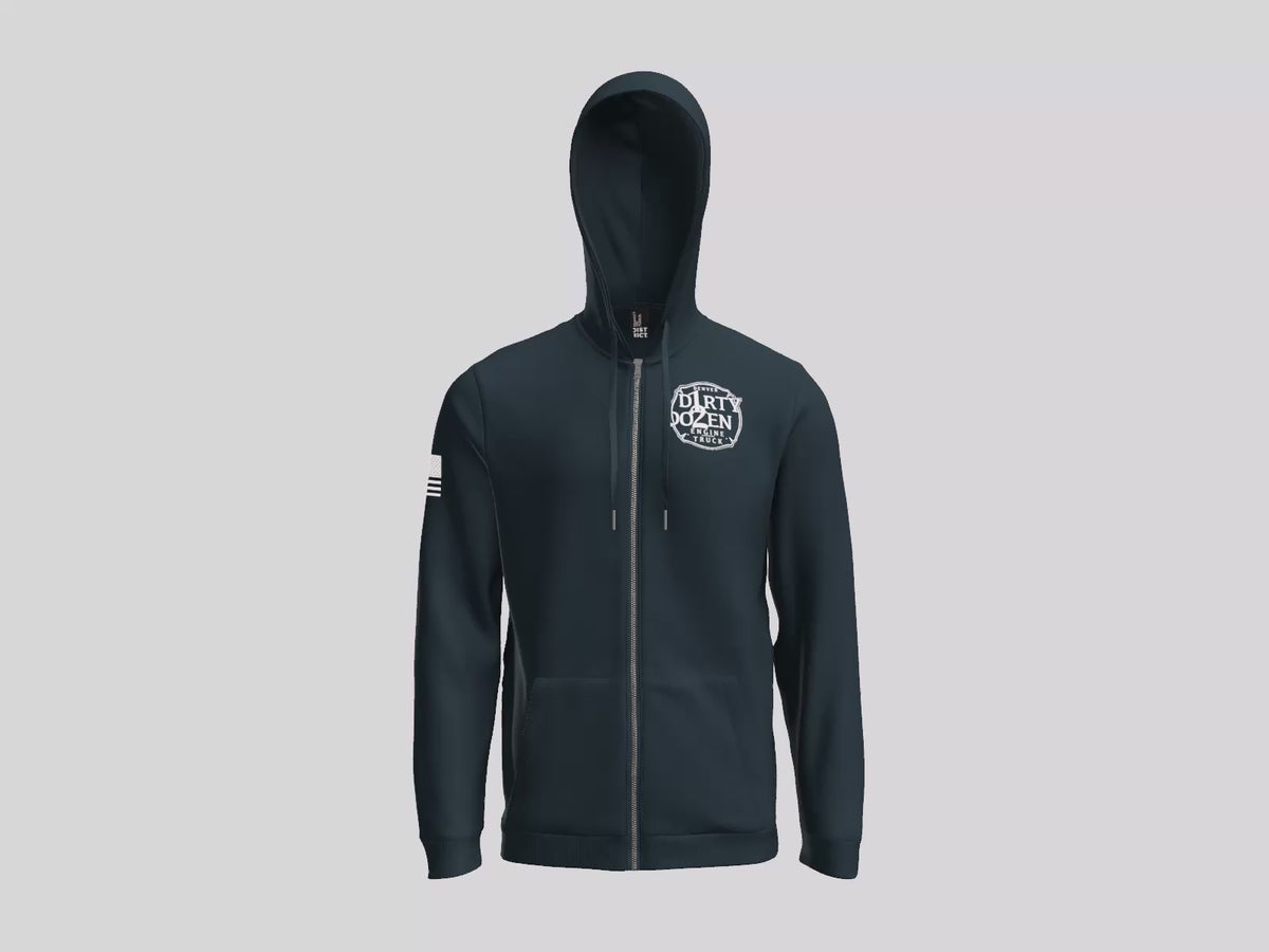 DFD Station 12 Lightweight Full Zip Hoodie